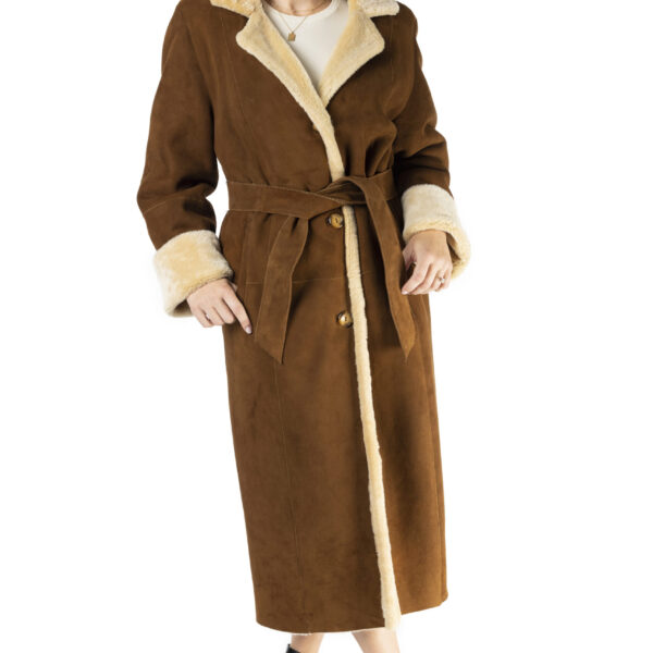 Brown Shearling Coat