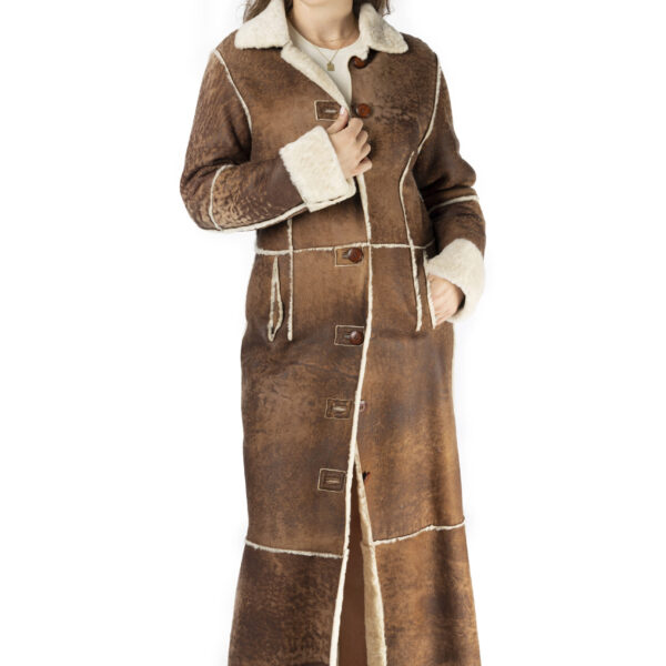Brown Shearling Coat