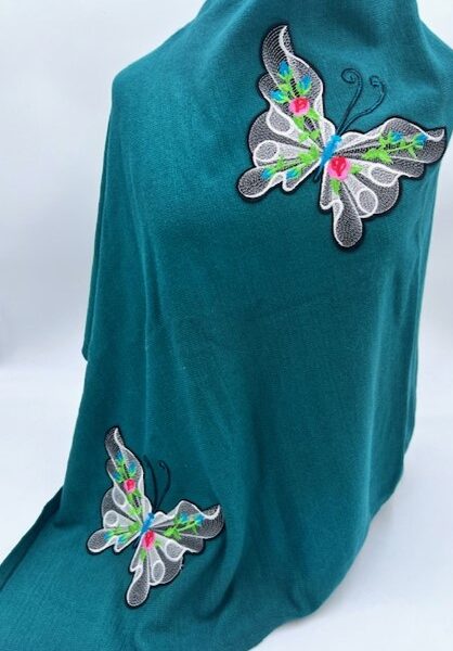 Teal Butterfly Wrap